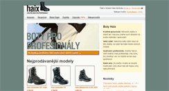 Desktop Screenshot of botyhaix.cz